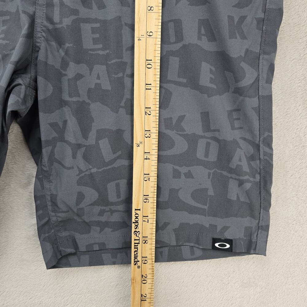 Oakley Golf Transition Ransom Short Mens 33 Gray Collage AOP Regular Fit - Picture 13 of 13